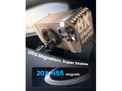 Auto Dashboard Vent Autotelefoonhouder past op Magsafe telefoonhoesje