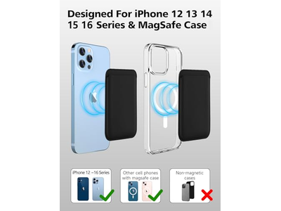 Magnetische kaartportemonneehouder met MagSafe