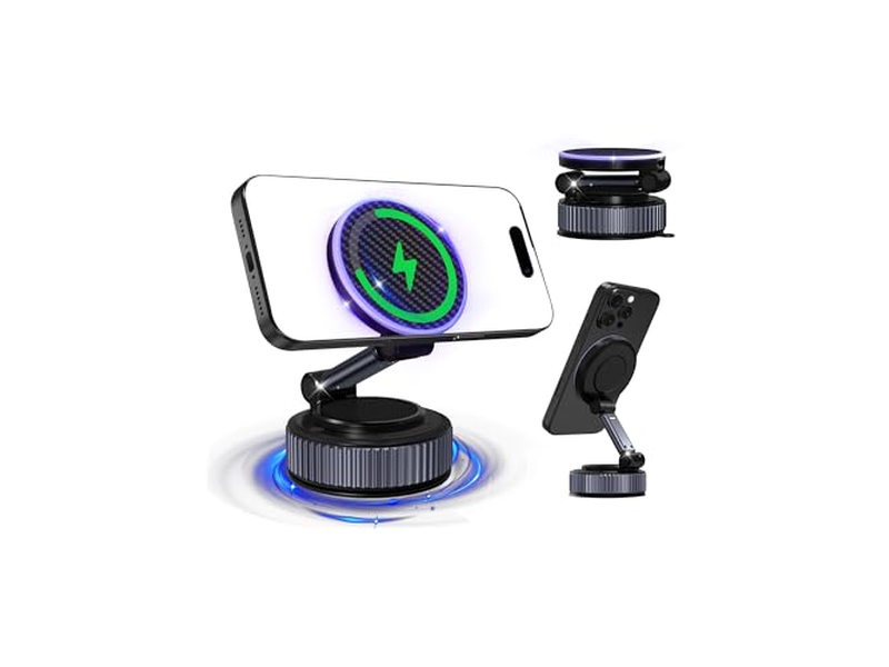 Magnetische telefoonoplaadhouder voor in de auto