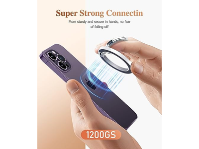 Magnetische telefoonringhouder met verstelbare standaard en standaard