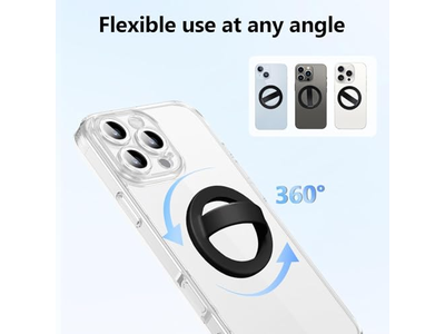 Magnetische telefoonhouder met siliconen ringgreep