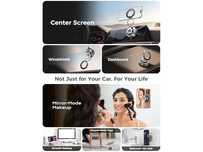 Metalen 360 verstelbare vacuümzuignap telefoonhouder