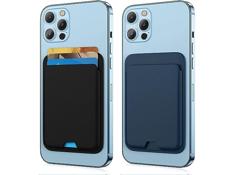 Magnetische portemonnee, 2 stuks, compatibel met MagSafe voor iPhone-kaarthouder