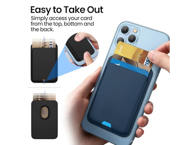 Magnetische portemonnee, 2 stuks, compatibel met MagSafe voor iPhone-kaarthouder