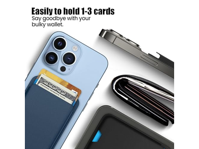 Magnetische portemonnee, 2 stuks, compatibel met MagSafe voor iPhone-kaarthouder