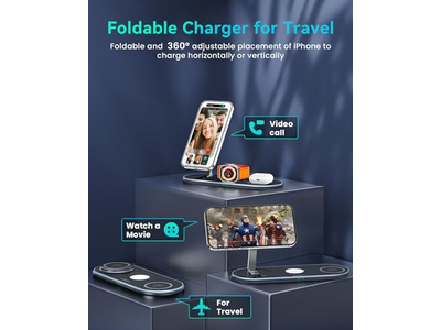 3 in 1 laadstation met Magsafe oplader