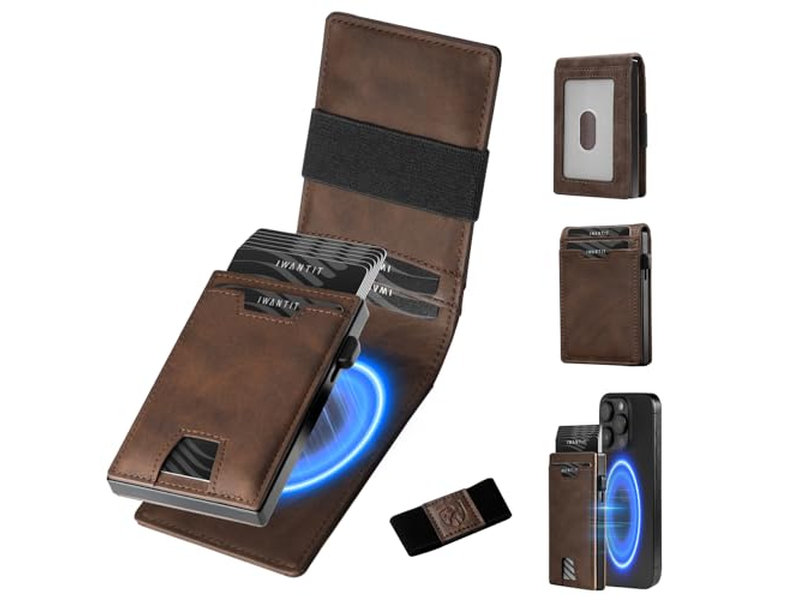 3-in-1 MagSafe-portemonnee - Slanke tweevoudige geldclip - Kaarthouder - Cash Str