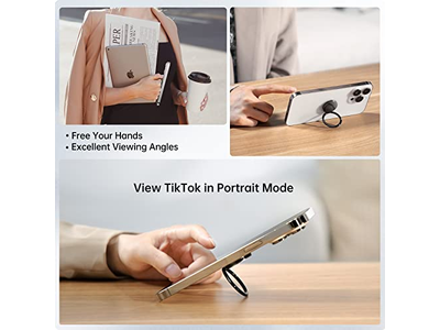 Ringhouder voor mobiele telefoon, standaard 360 graden rotatie, vingerring kickstan