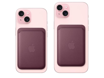 Fijngeweven Portemonnee met MagSafe - Taupe