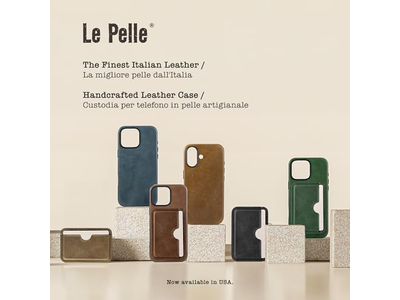 Handgemaakte lederen kaartportemonnee - slank magnetisch - houder voor 2 kaarten - Coco