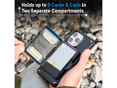 iPhone MagSafe-portemonnee met RFID-blokkering