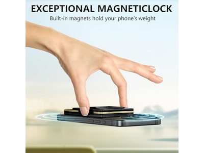 Magnetische kaartportemonnee met geldriem voor iPhone-serie Minimalistisch des
