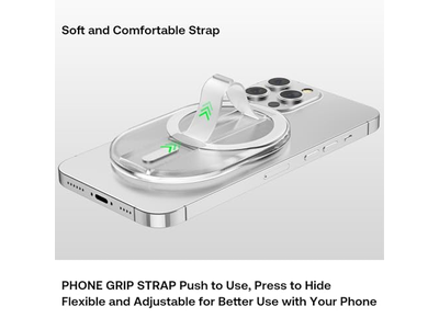 Magnetische vingertelefoongreep en standaardhouder voor smartphones Helder