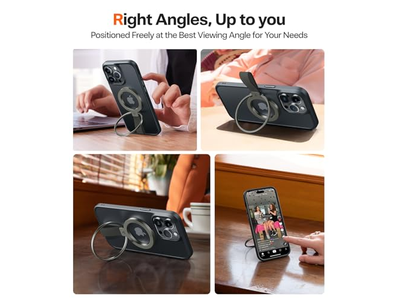 Magnetische telefoongreephouder standaard met gevlochten riem voor MagSafe