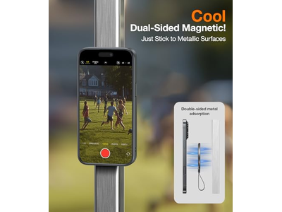 Magnetische telefoongreephouder standaard met gevlochten riem voor MagSafe