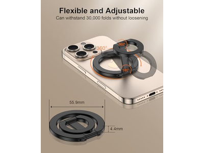 Magnetische telefoongreephouder met verstelbare standaardlus voor Smartpho