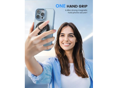 Magnetische telefoongreepstandaard met 360 graden rotatiering voor MagSafe Accesso