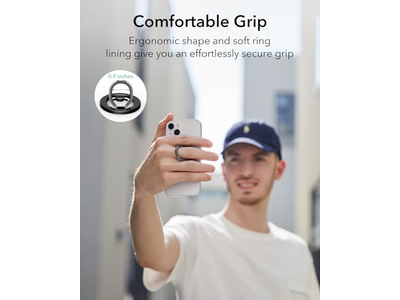 Magnetische telefoongreep met in twee richtingen verstelbare standaard