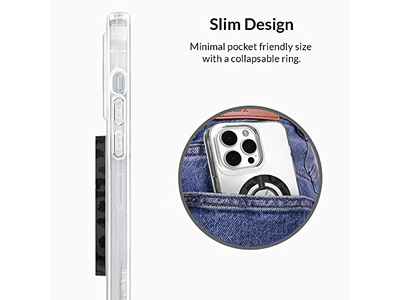 Magnetische telefoongreep met verstelbare standaard - verwijderbare accessoires voor