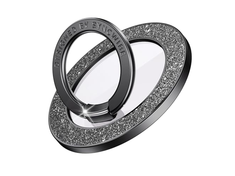 Magnetische telefoongreep met draaibare standaard en verwijderbare accessoires