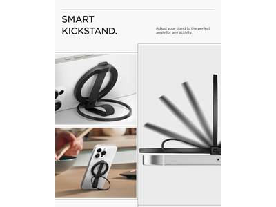 Magnetische telefoonhoudergreep met vingerriemlus voor MagSafe en Pixe