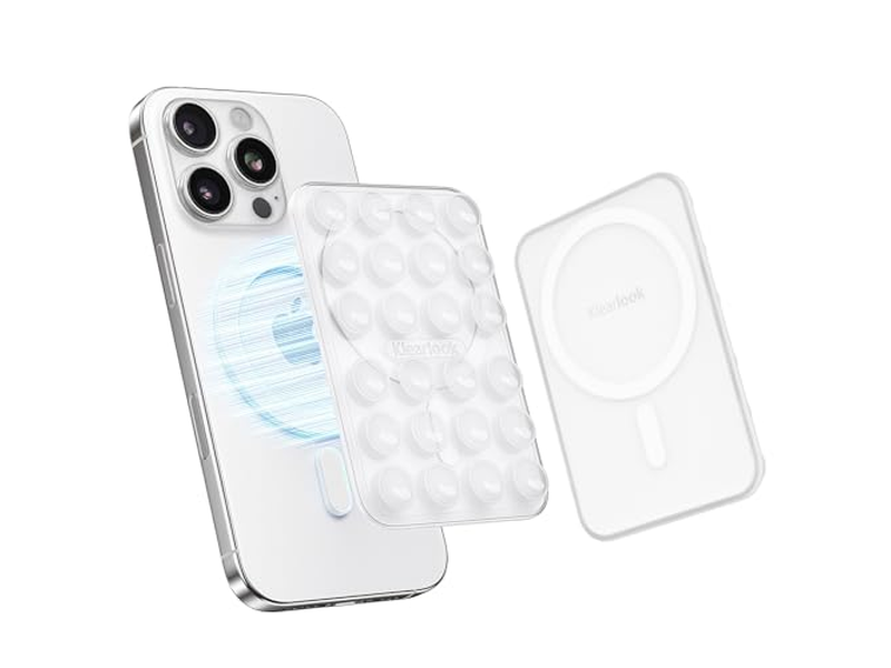 Magnetische telefoonhouder voor verwijderbare Sticky Grip-houder Transparant