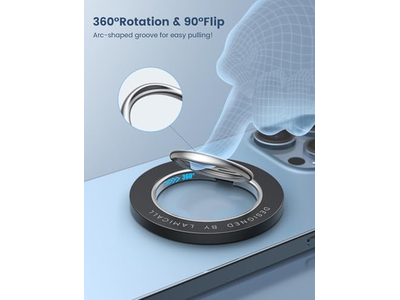 Magnetische telefoonring voor MagSafe - Sterke magneet en 360 graden rotatiegreep