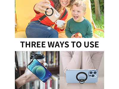 Magnetische telefoonringhouder voor MagSafe Verstelbare handgreepstandaard Verwijderbaar