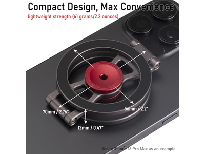 Magnetische telefoonstandaard en Fidget Spinner - Dubbele zijhouderring