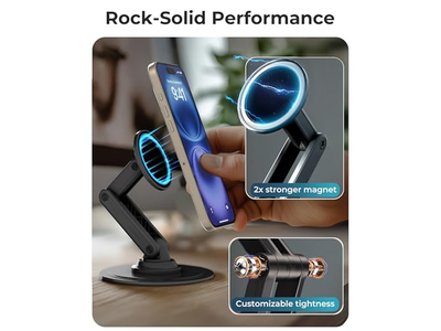 Magnetische telefoonstandaard voor bureau Mag360 Verstelbare MagSafe-standaard