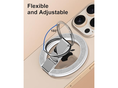 Magnetische telefoonstandaard met ringhouder en verstelbare standaard