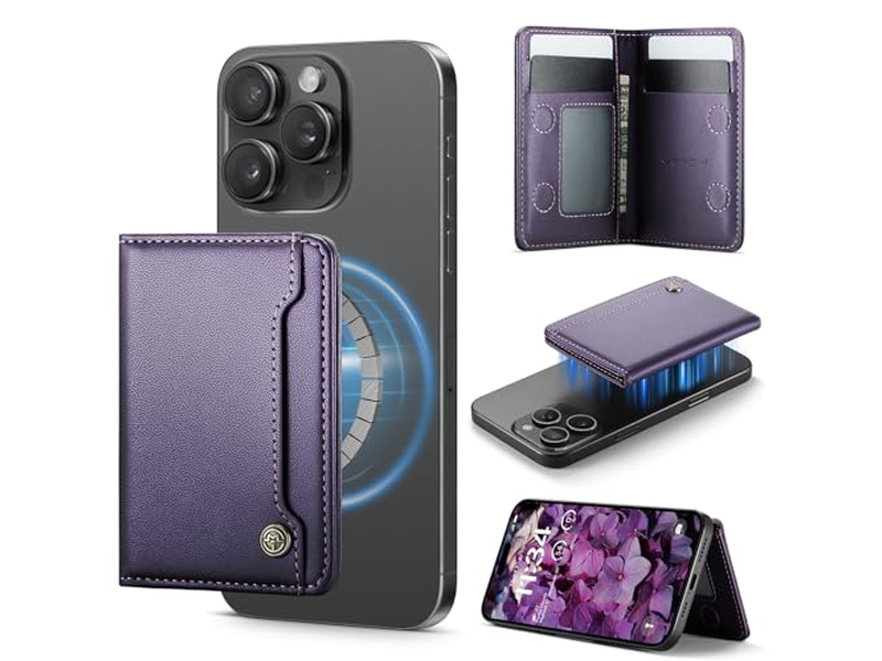 Magnetische RFID-blokkeerkaarthouder Compatibel met MagSafe-telefoons Pur