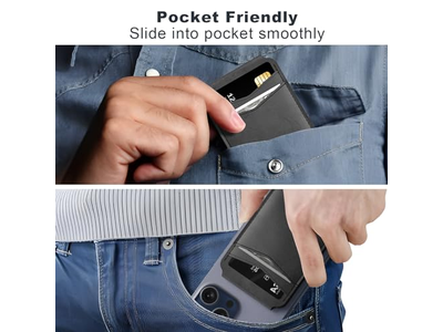 Magnetische portemonnee en kaarthouder compatibel met Magsafe voor iPhone - B