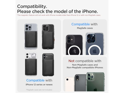 Magnetische portemonnee-kaarthouder Cash driebladige portemonnee-standaard voor MagSafe