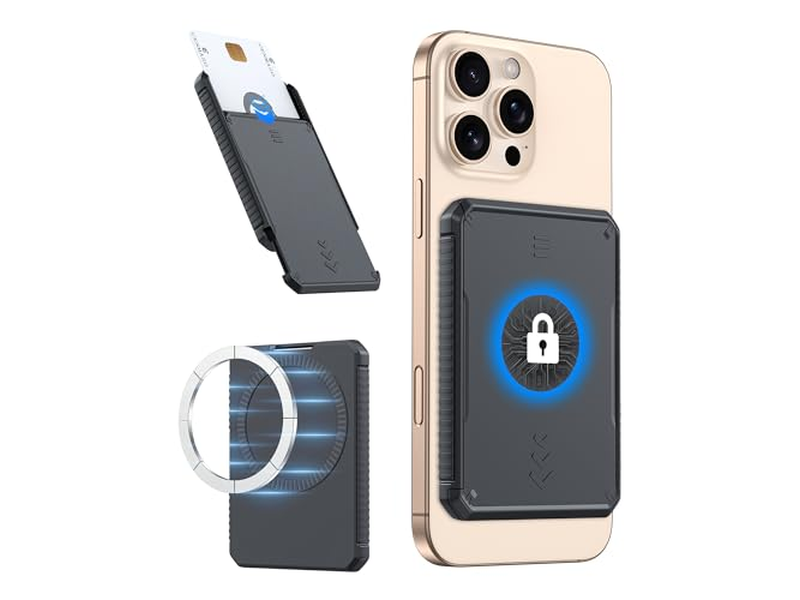 Magnetische portemonnee-kaarthouder voor 6-7 kaarten RFID-blokkering Ultra-Sli