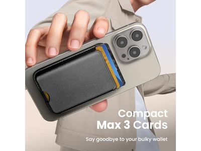 Magnetische portemonnee voor iPhone-serie en MagSafe-hoesjes - RFID-blokkeerkaart