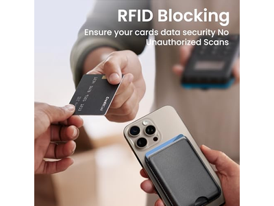 Magnetische portemonnee voor iPhone-serie en MagSafe-hoesjes - RFID-blokkeerkaart