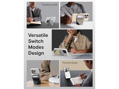 Magnetische portemonneestandaard met hoekaanpassing en MagSafe-compatibiliteit