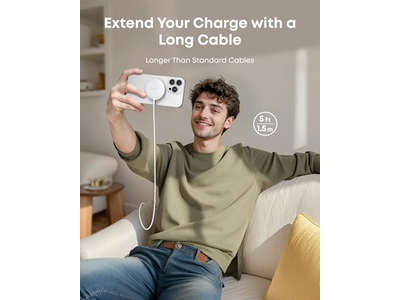 Magnetische draadloze oplader, Qi2-gecertificeerd 15W