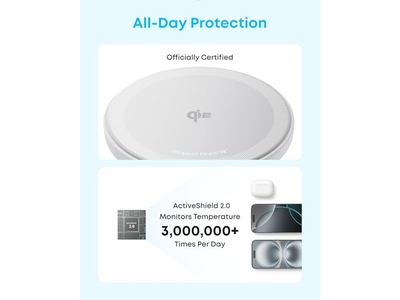 Magnetische draadloze oplader, Qi2-gecertificeerd 15W