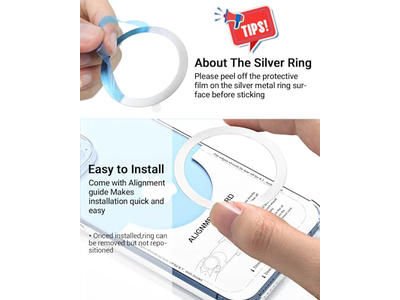 Magnetische draadloos opladen MagSafe-sticker