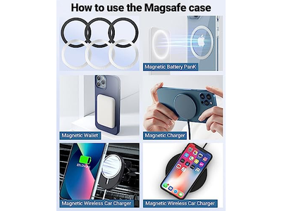 Magnetische draadloos opladen MagSafe-sticker