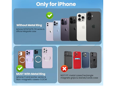 Magnetische draadloze bekertelefoonhouder