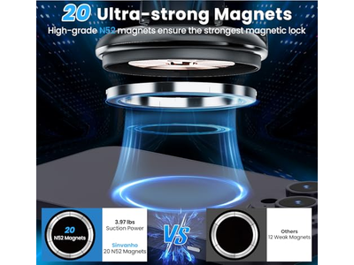 Magnetische draadloze bekertelefoonhouder