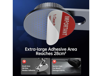 MagSafe autohouder voor universeel dashboard