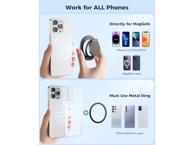 MagSafe Dual-Side Magnetics Verwijderbare Gym Telefoongreep