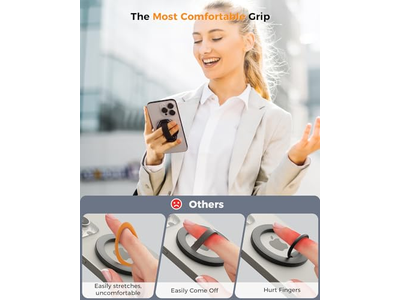 MagSafe telefoongreep en standaard met vingerlus 4-in-1 houder