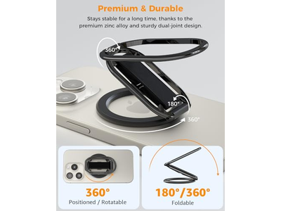 MagSafe telefoongreep en standaard met vingerlus 4-in-1 houder