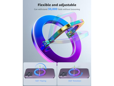 MagSafe Telefoongreep Magnetische Ringhouder met Verstelbare Standaard Kleurf