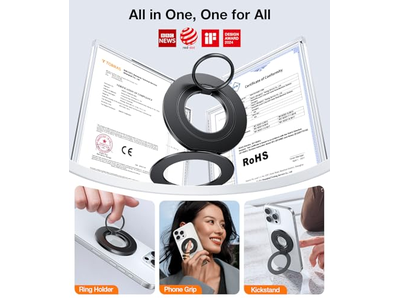MagSafe telefoongreepringhouder met standaard Compatibel met iPhone